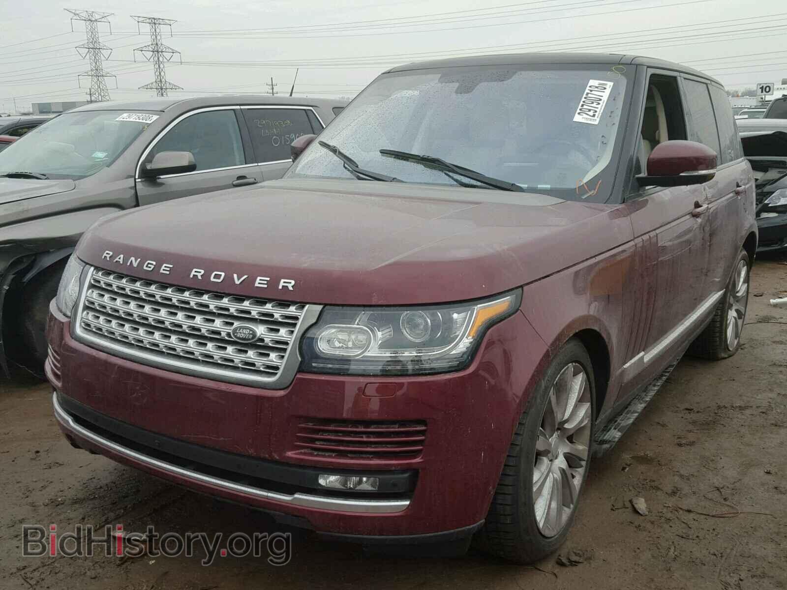 2016 LAND ROVER RANGEROVER - VIN: SALGS2EFXGA252076 - Фото 2