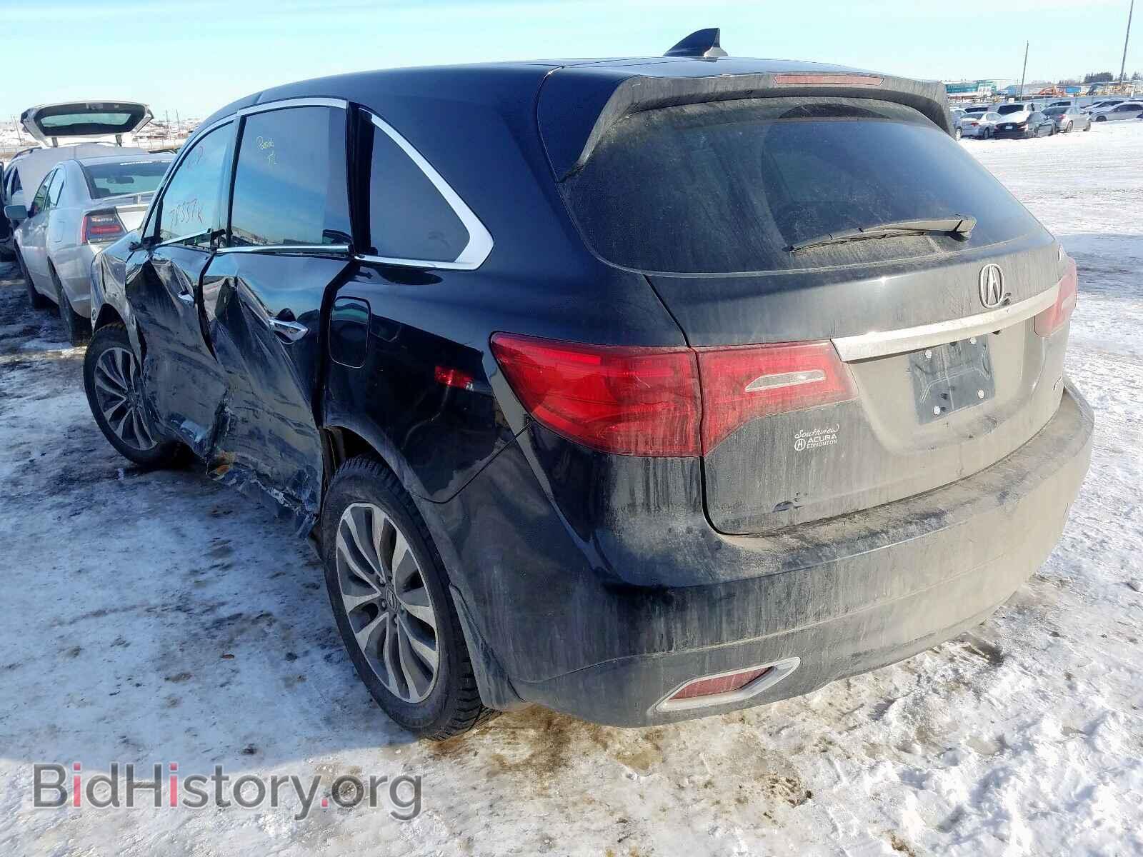 2014 ACURA MDX - VIN: 5FRYD4H45EB503455 - Фото 3