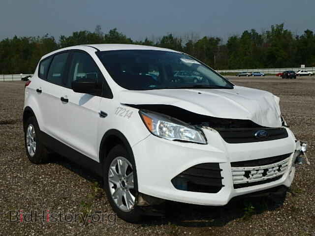 2014 Ford ESCAPE Escape S (VIN 1FMCU0F77EUD95389) — фото 1 из 10, Copart, повреждение: передняя часть