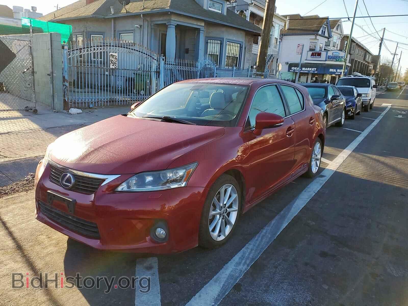 2011 LEXUS CT 200 - VIN: JTHKD5BH5B2029108 - Фото 2