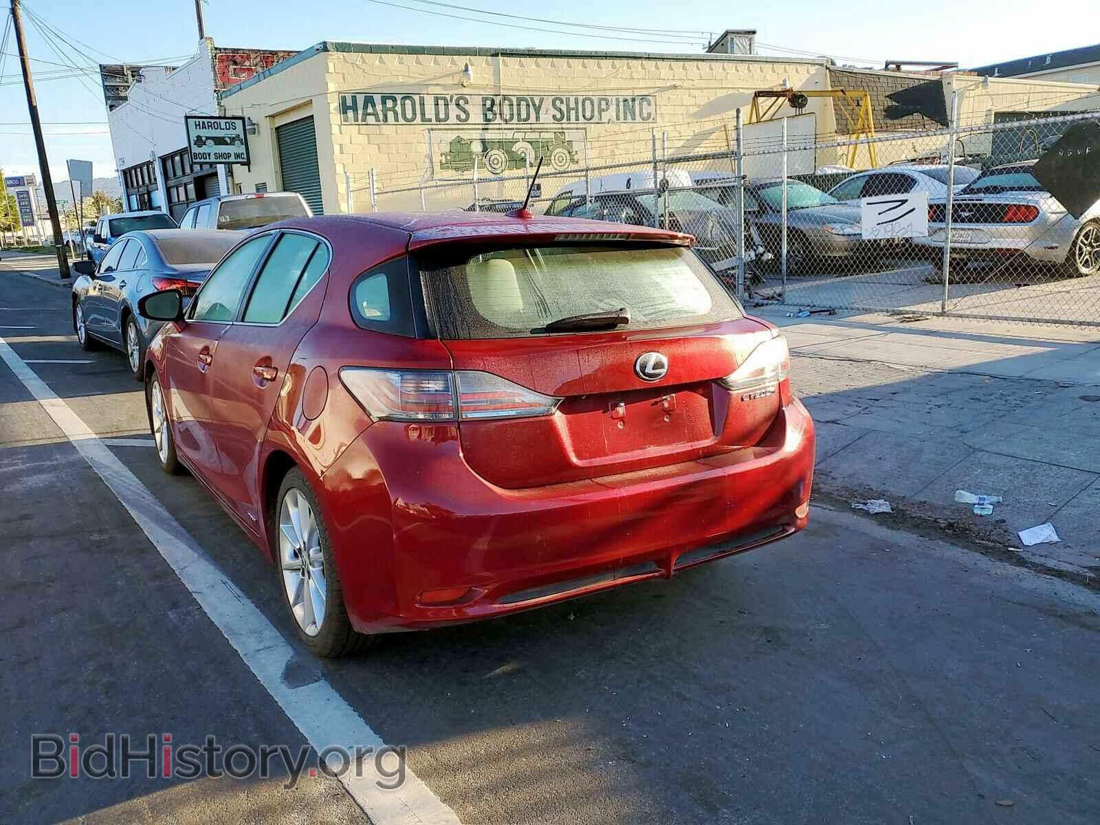 2011 LEXUS CT 200 - VIN: JTHKD5BH5B2029108 - Фото 3