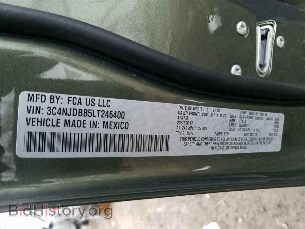 2020 JEEP COMPASS - VIN: 3C4NJDBB5LT246400 - Photo 10