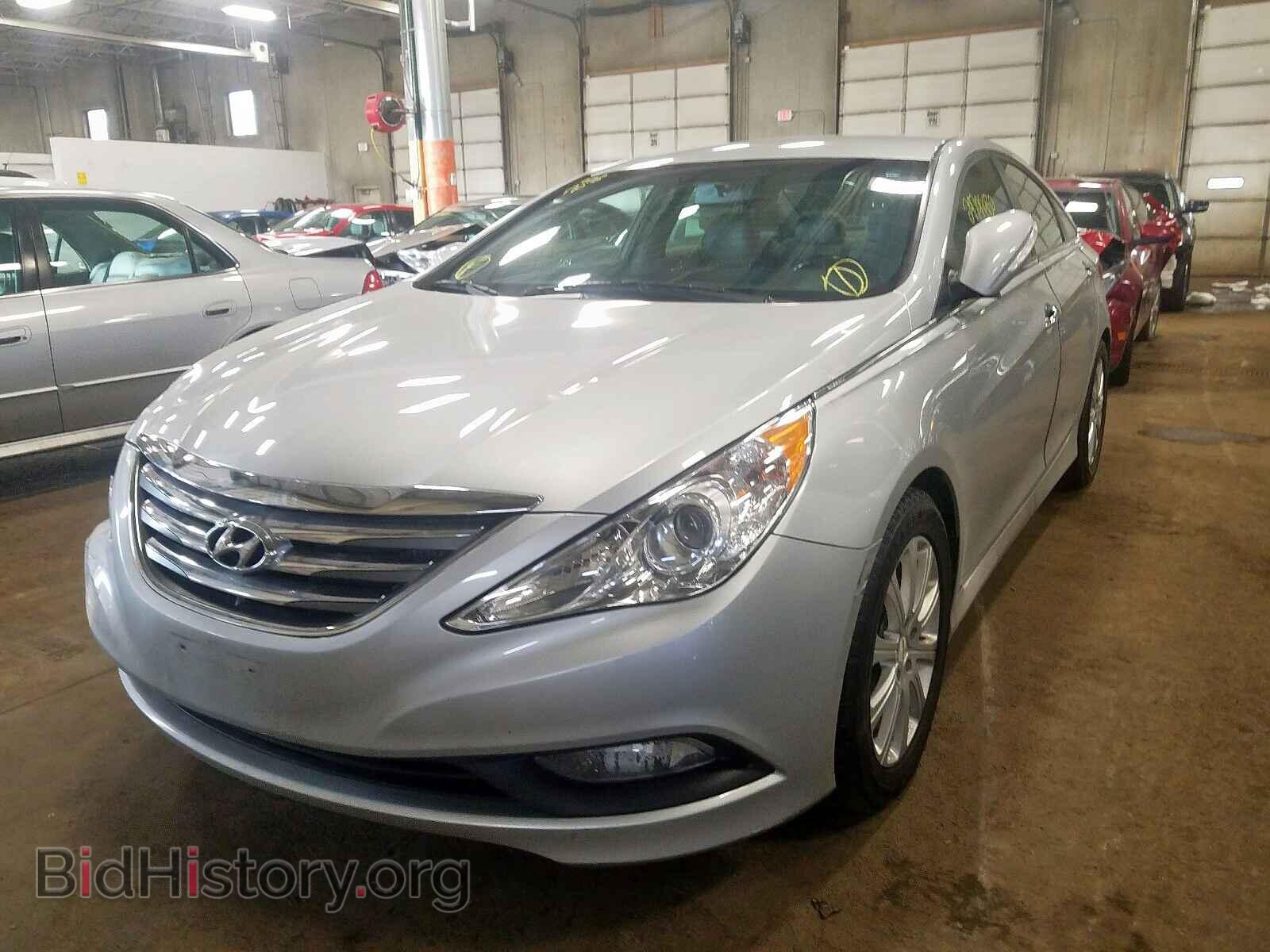 2014 HYUNDAI SONATA - VIN: 5NPEC4AB9EH808295 - Фото 2