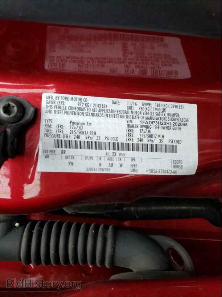 2017 FORD FOCUS - VIN: 1FADP3H20HL202065 - Photo 10