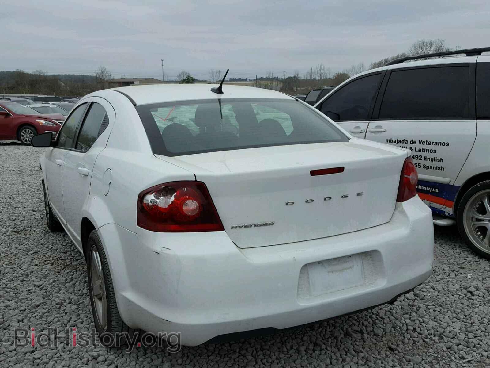 2013 DODGE AVENGER - VIN: 1C3CDZAB0DN722636 - Фото 3