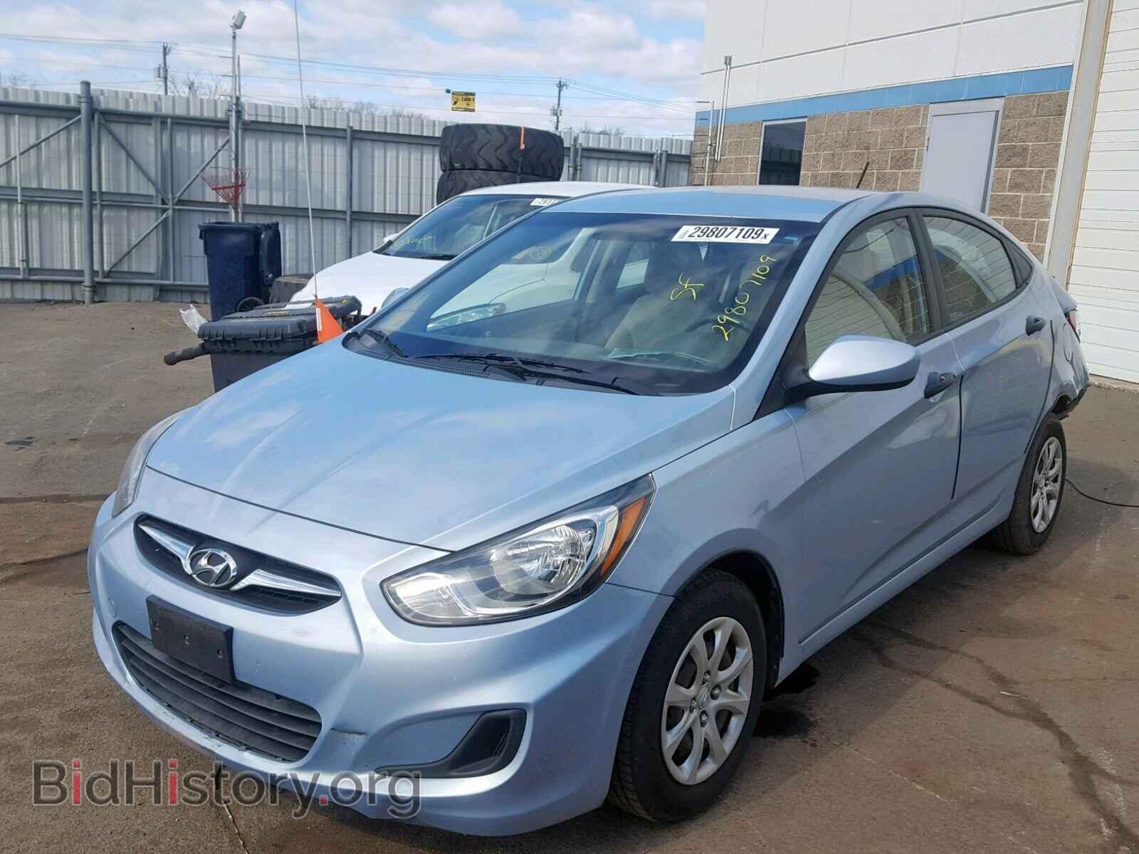 2012 HYUNDAI ACCENT - VIN: KMHCT4AE2CU068833 - Фото 2