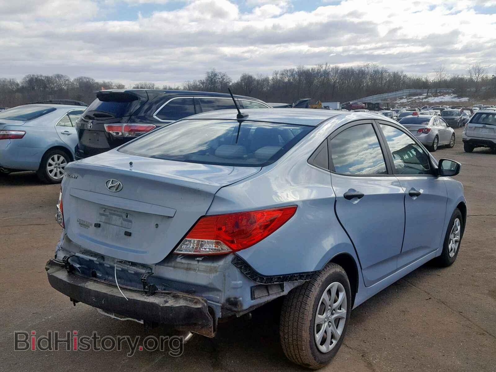 2012 HYUNDAI ACCENT - VIN: KMHCT4AE2CU068833 - Фото 4