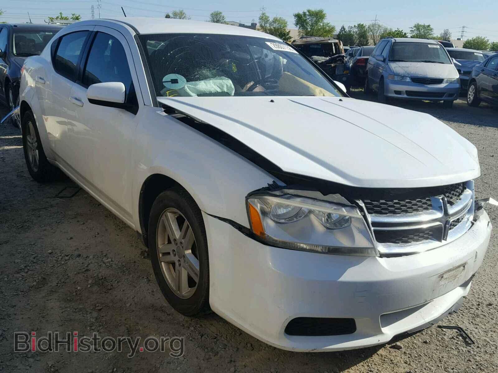 Photo 1C3CDZCB8CN187003 - DODGE AVENGER 2012