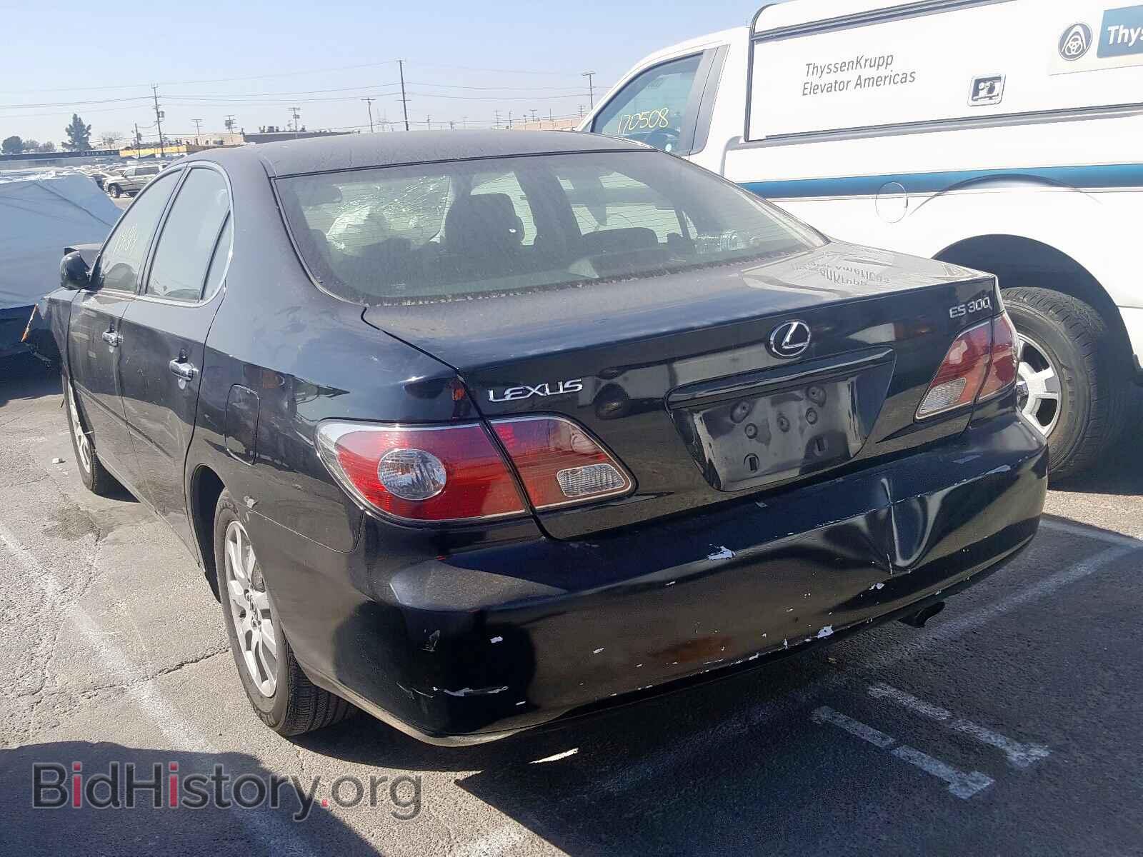 2003 LEXUS ES300 - VIN: JTHBF30G730104509 - Фото 3
