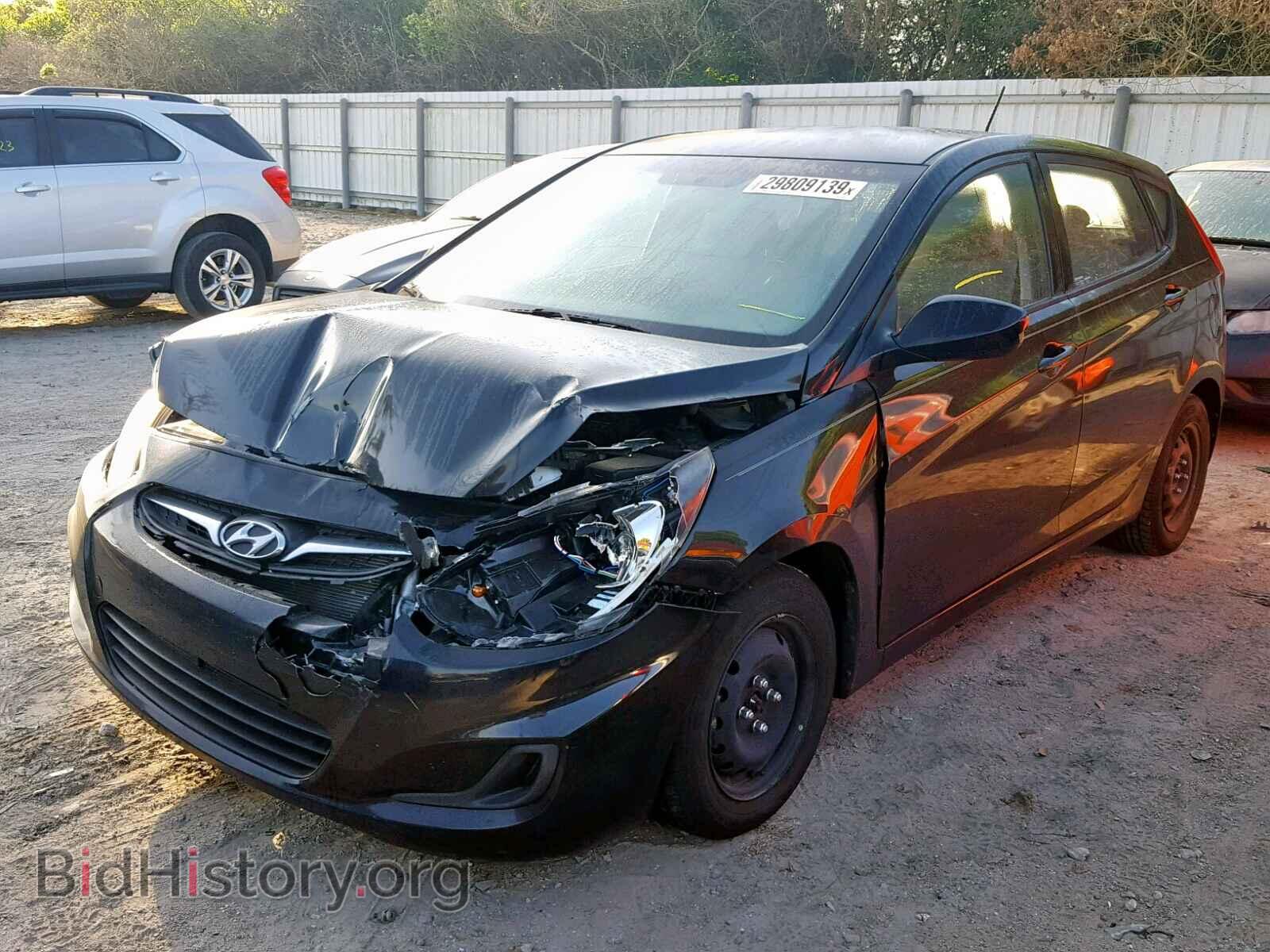 2014 HYUNDAI ACCENT - VIN: KMHCT5AEXEU189974 - Фото 2