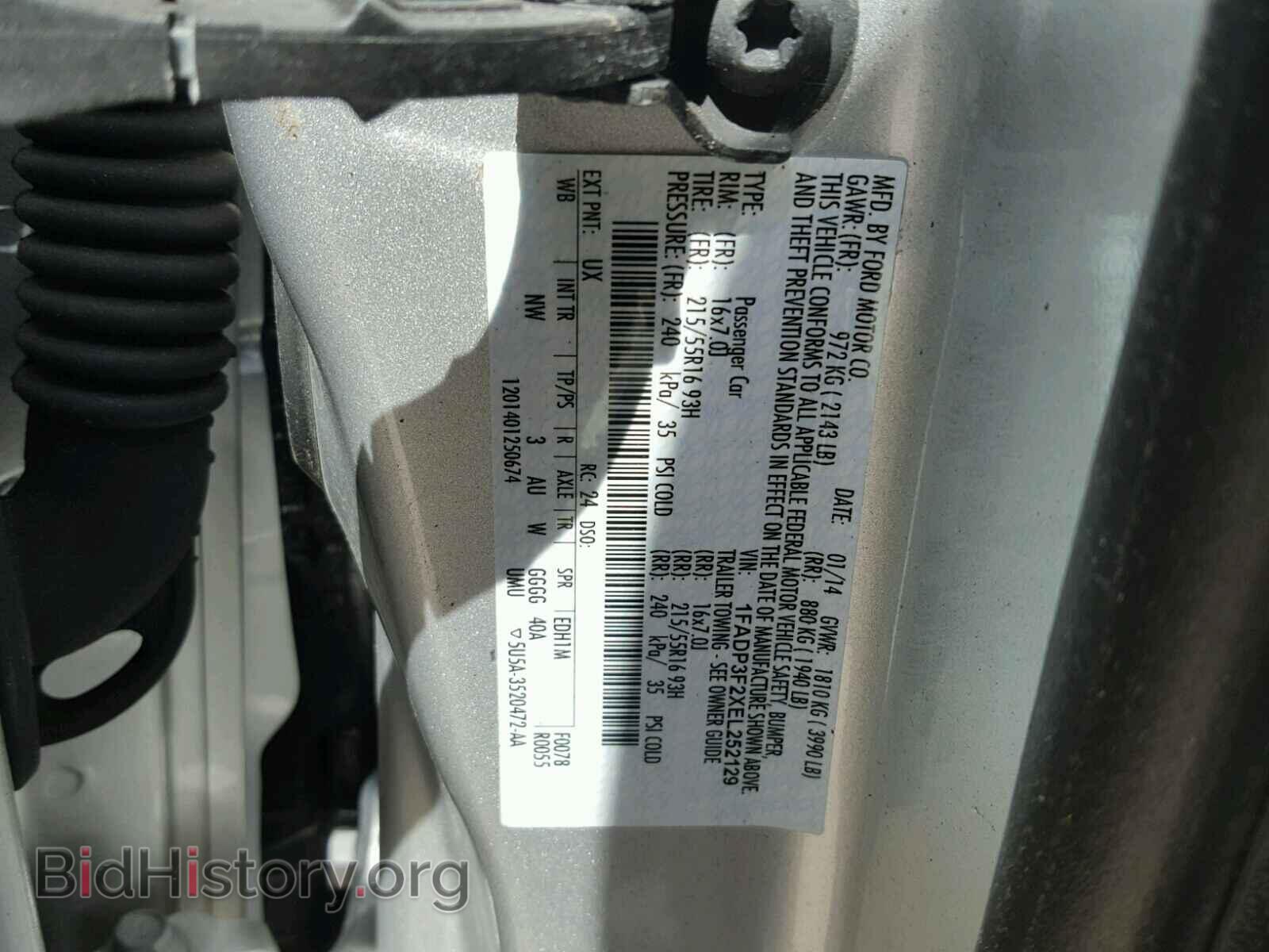 2014 FORD FOCUS - VIN: 1FADP3F2XEL252129 - Photo 10