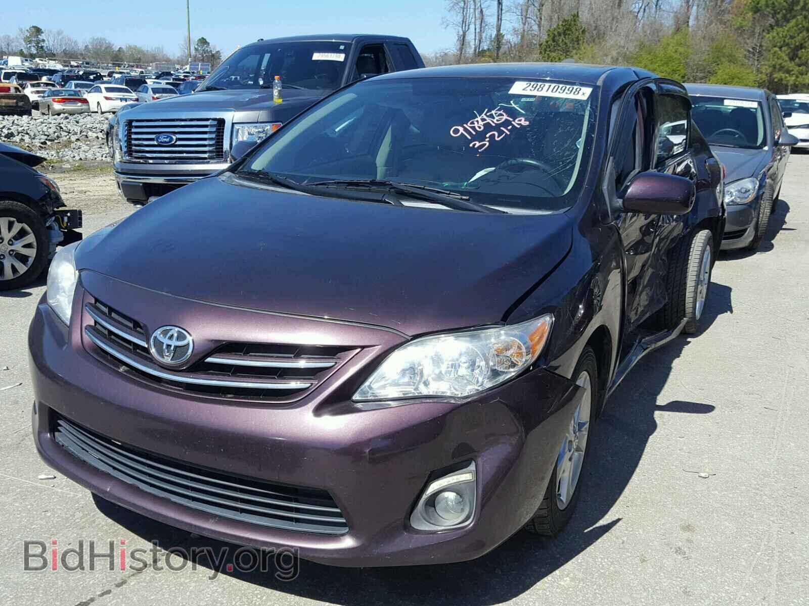 2013 TOYOTA COROLLA BA - VIN: 2T1BU4EEXDC075650 - Фото 2