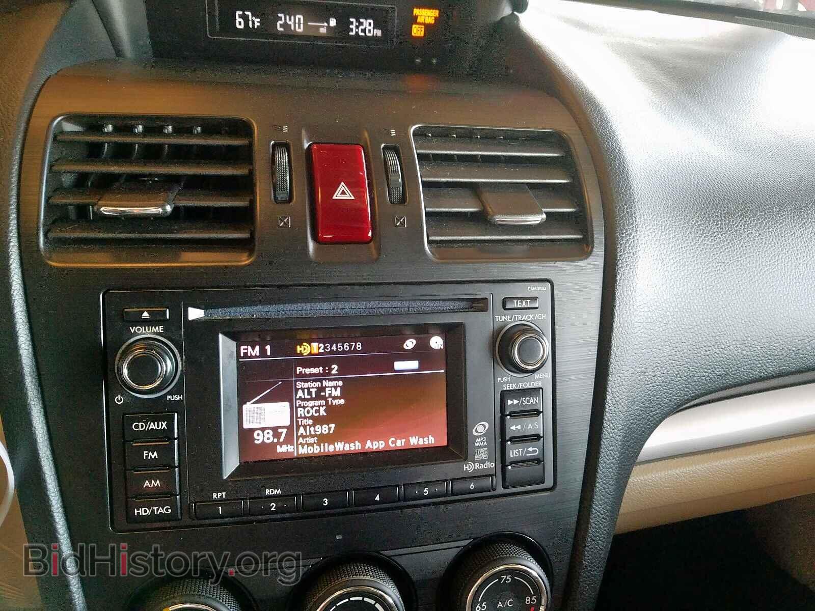 2014 SUBARU XV - VIN: JF2GPAGC8E8275304 - Фото 9