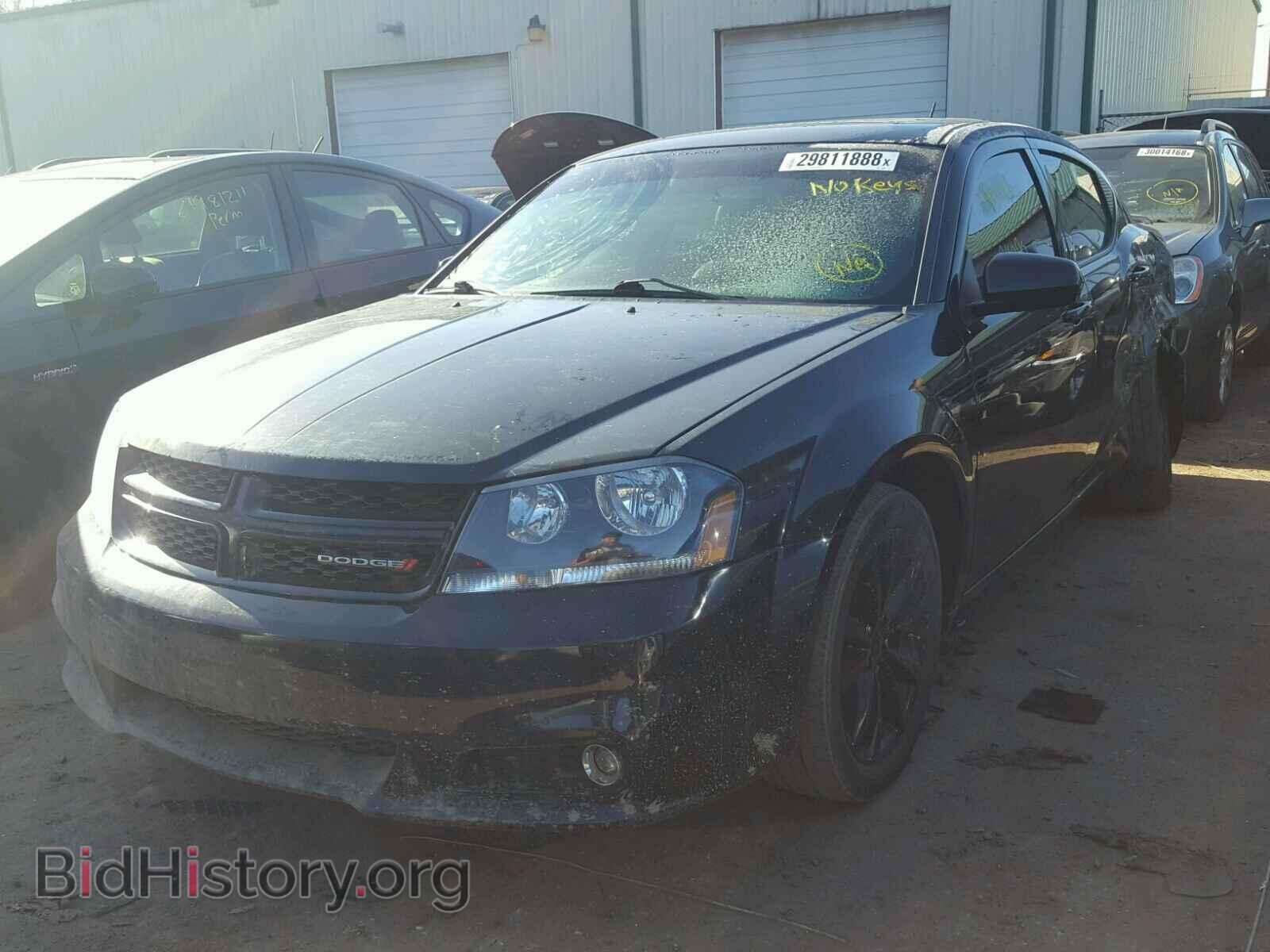 2013 DODGE AVENGER - VIN: 1C3CDZCG8DN746384 - Фото 2