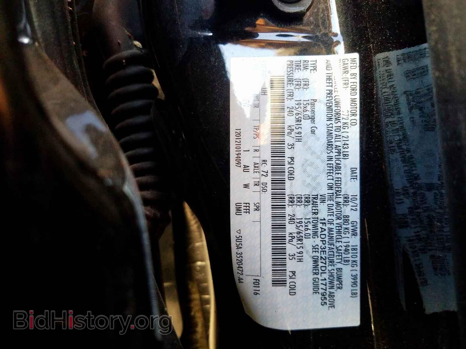 2013 FORD FOCUS - VIN: 1FADP3E27DL177955 - Photo 10