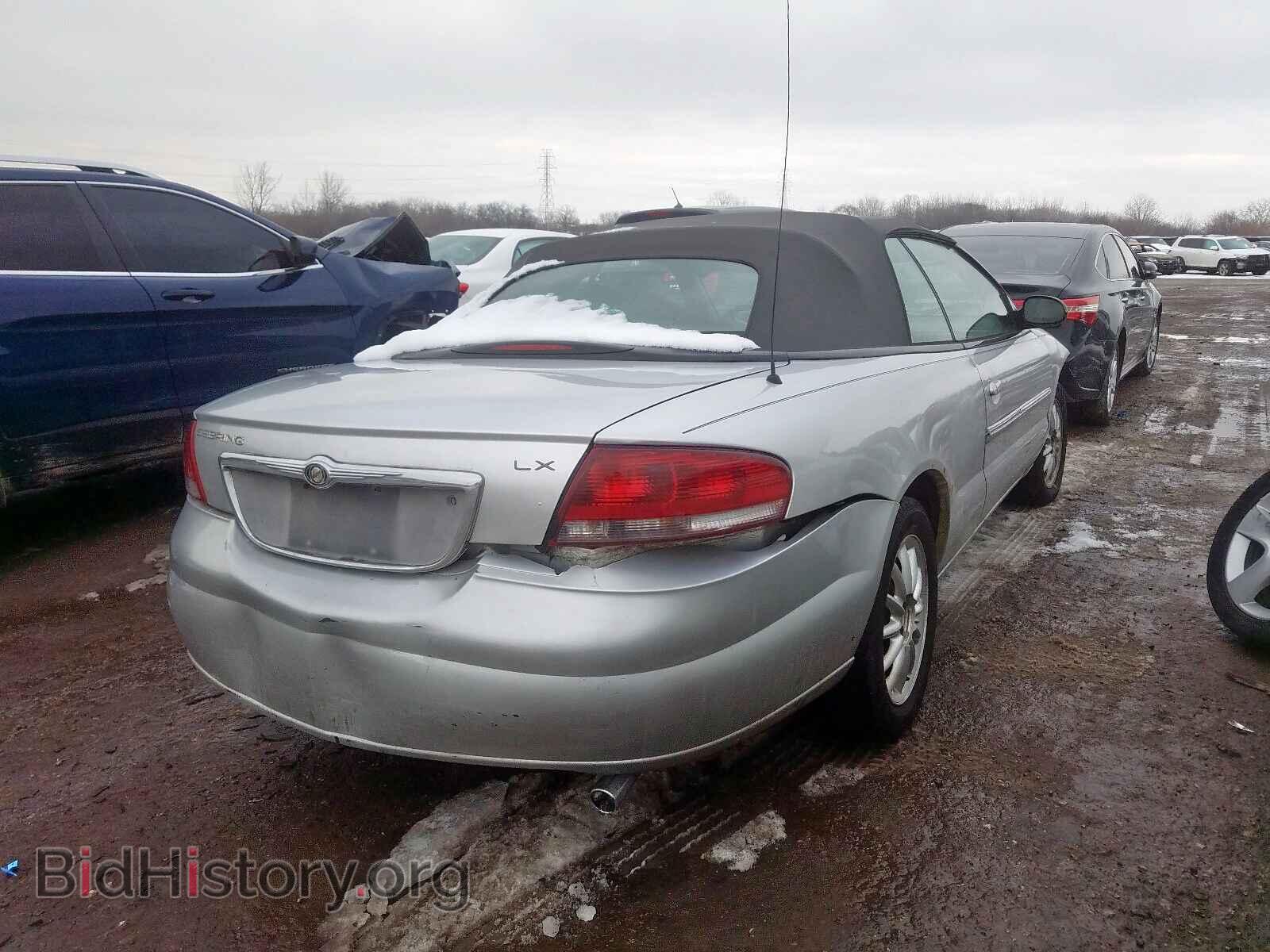 2002 CHRYSLER SEBRING - VIN: 1C3EL45R42N294377 - Фото 4