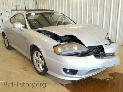 2006 Hyundai TIBURON Tiburon GS, серебристый — VIN KMHHM65D06U206048, Copart