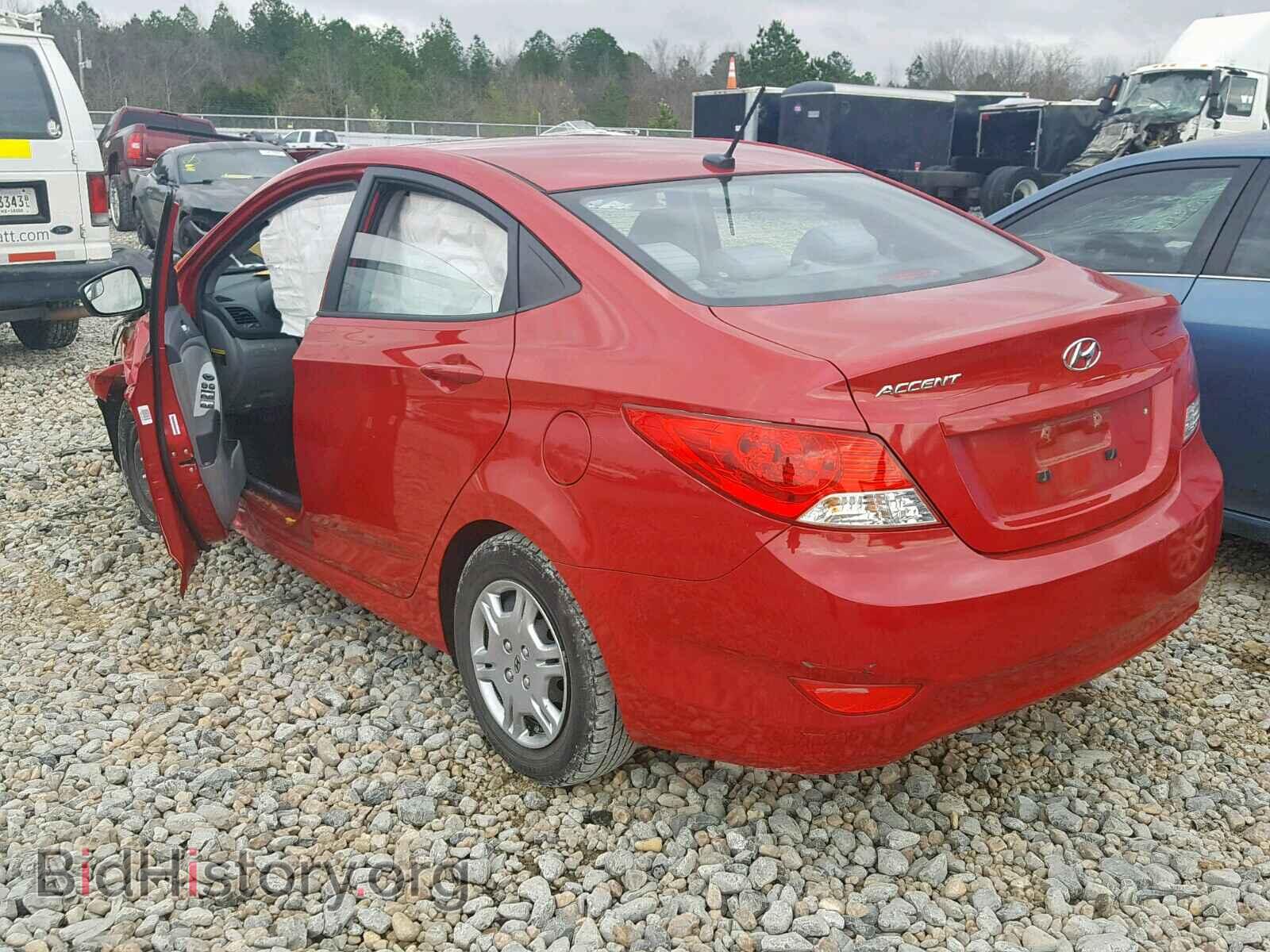 2014 HYUNDAI ACCENT - VIN: KMHCT4AE2EU693719 - Фото 3