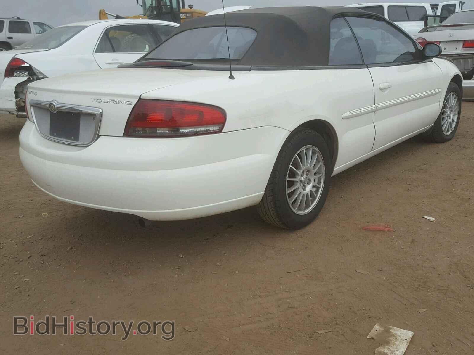 2004 CHRYSLER SEBRING - VIN: 1C3EL55RX4N224455 - Фото 4