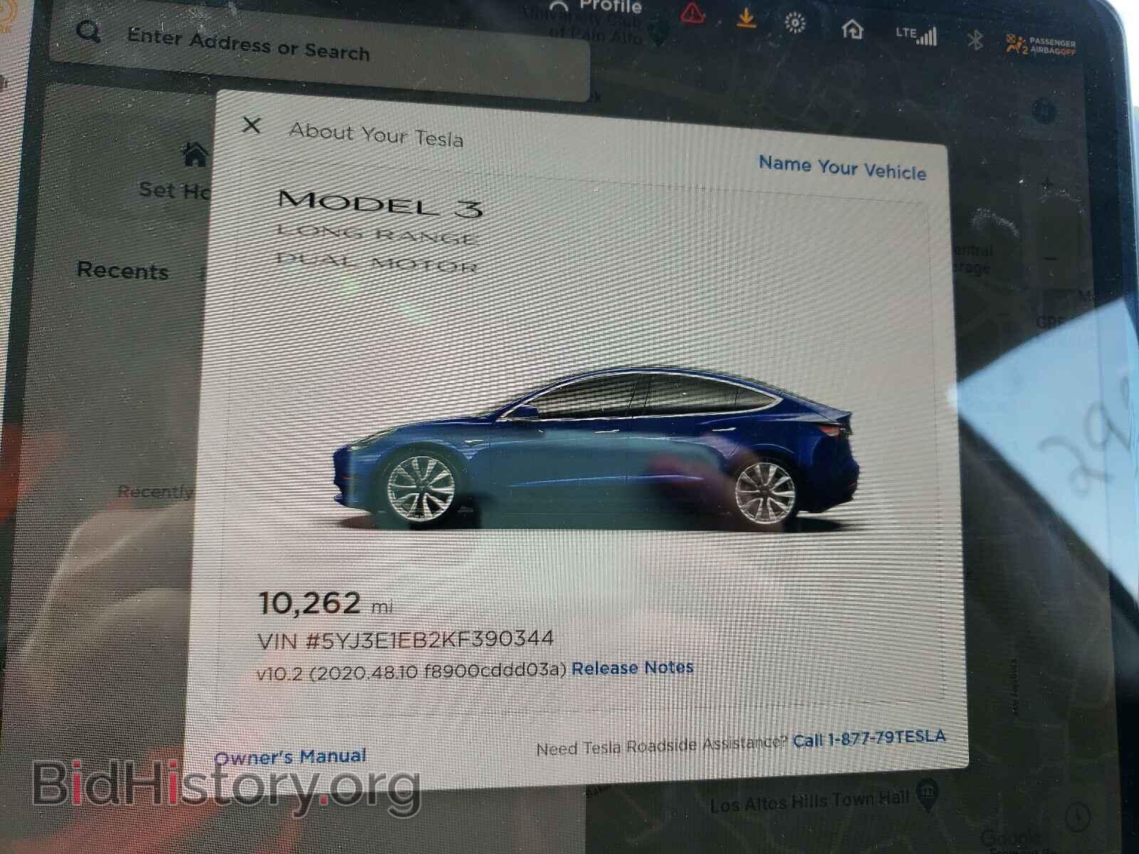 2019 TESLA MODEL 3 - VIN: 5YJ3E1EB2KF390344 - Photo 8