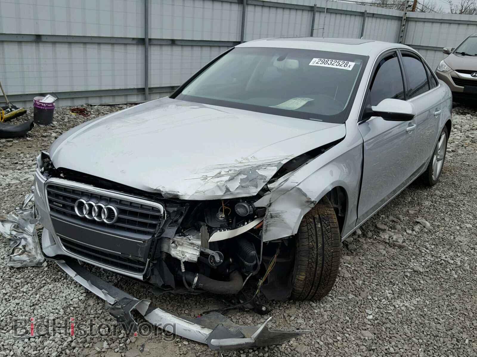 2011 AUDI A4 - VIN: WAUFFAFL9BN009444 - Фото 2