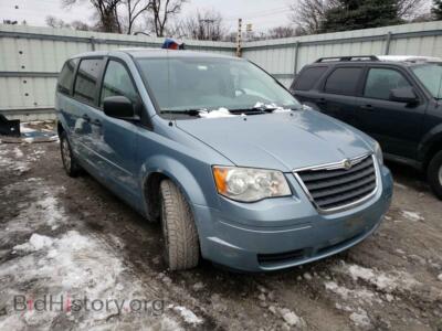 2008 Chrysler MINIVAN Town & COU, blue — VIN 2A8HR44H98R827876, Copart