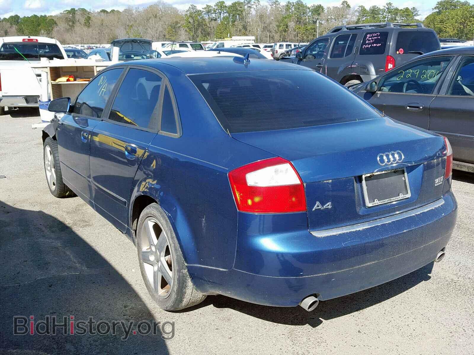 2005 AUDI A4 - VIN: WAULC68E45A073569 - Фото 3