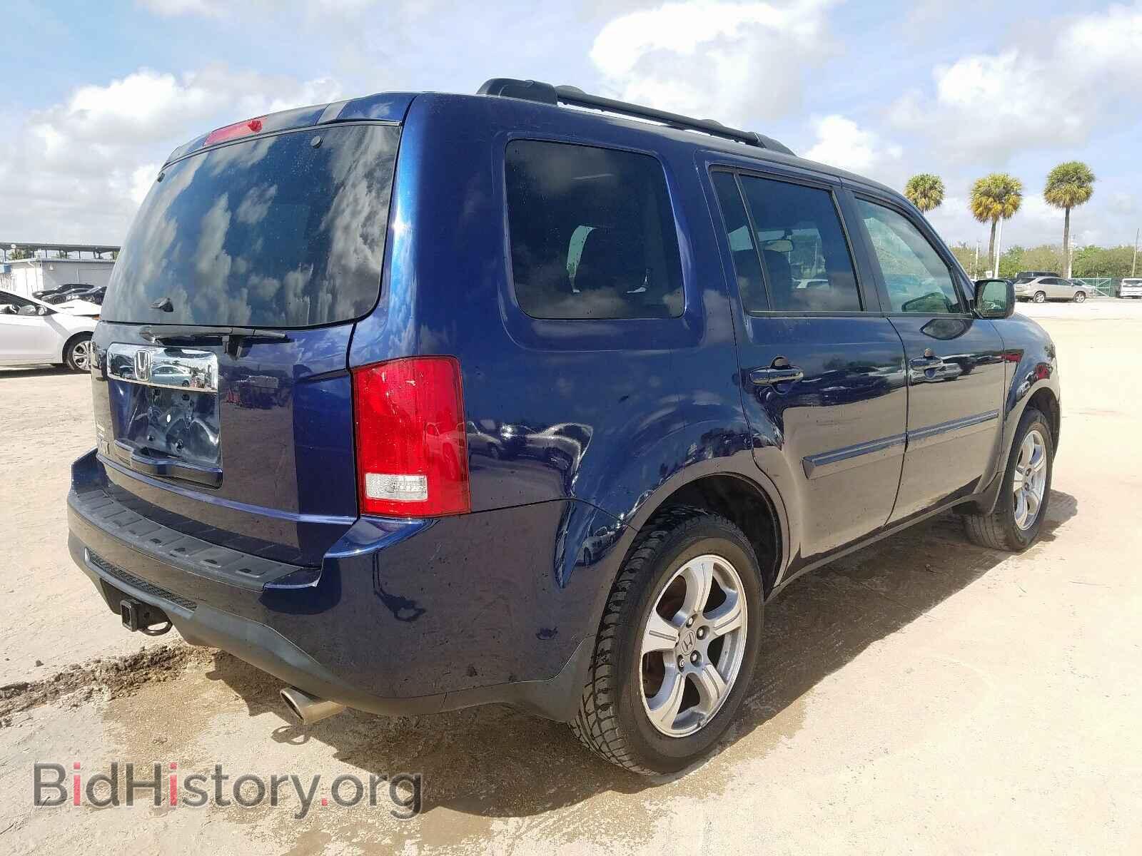 2013 HONDA PILOT - VIN: 5FNYF3H41DB012420 - Фото 4