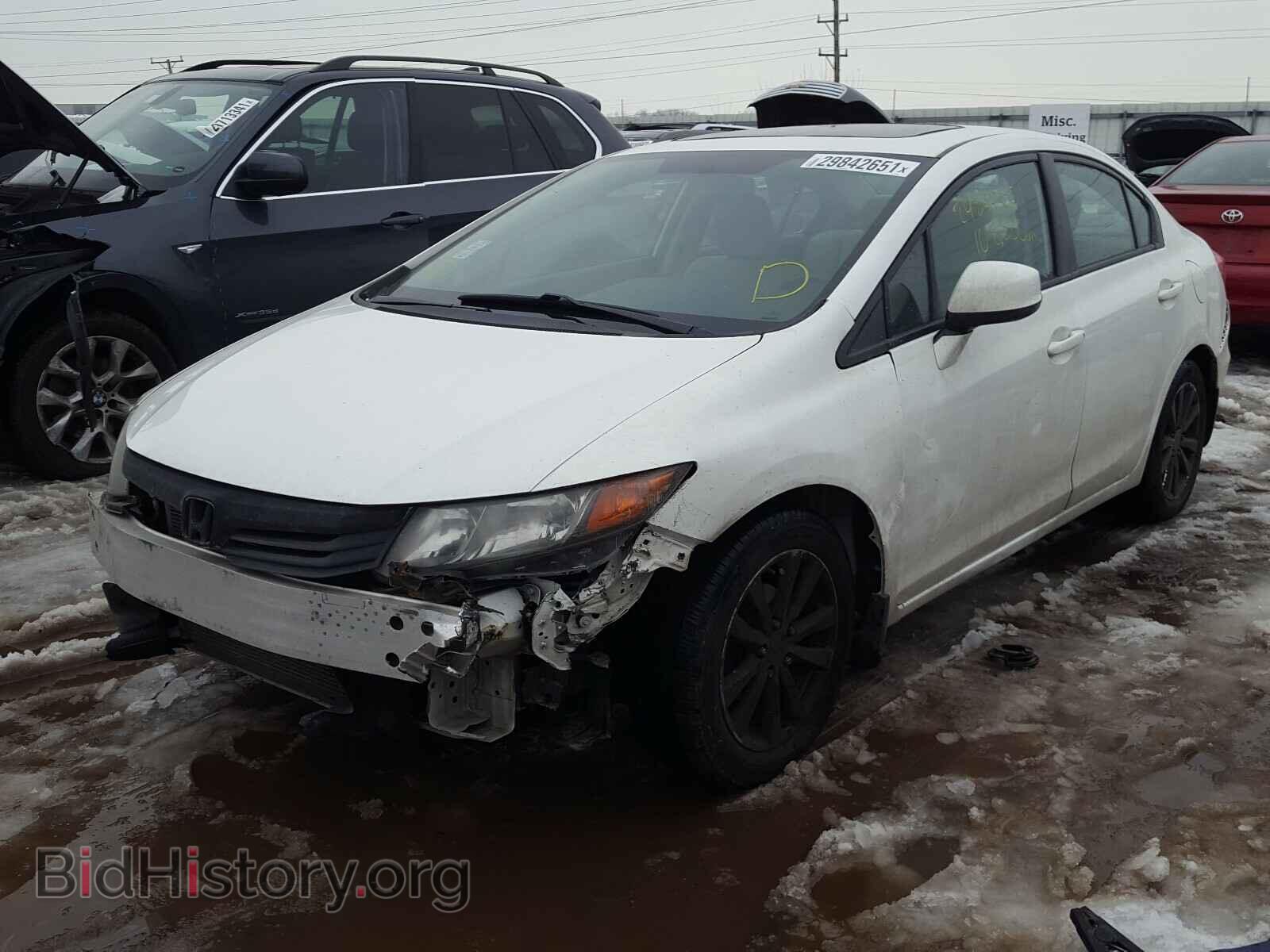 2012 HONDA CIVIC - VIN: 19XFB2F87CE092913 - Фото 2