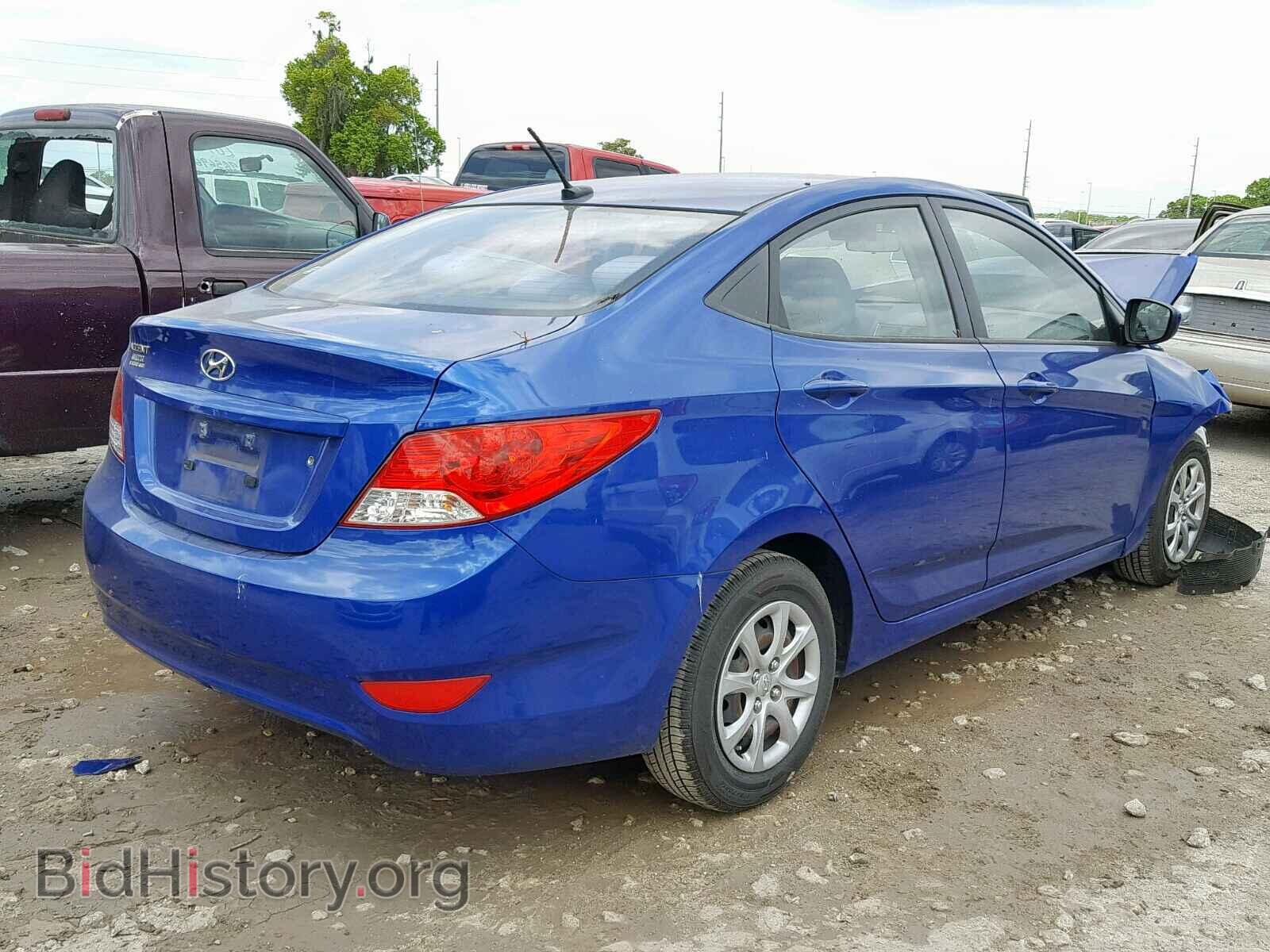 2013 HYUNDAI ACCENT - VIN: KMHCT4AE0DU583427 - Фото 4