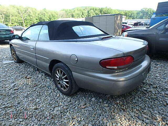 1999 CHRYSLER SEBRING - VIN: 3C3EL55H1XT606109 - Фото 3
