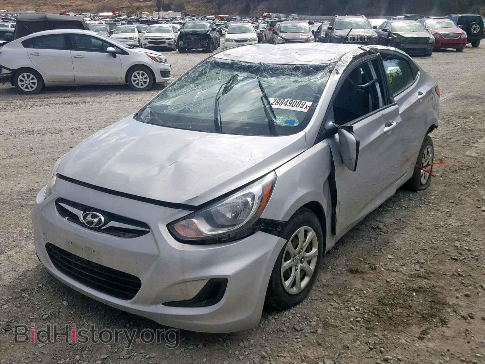 2013 HYUNDAI ACCENT - VIN: KMHCT4AE9DU502909 - Фото 2