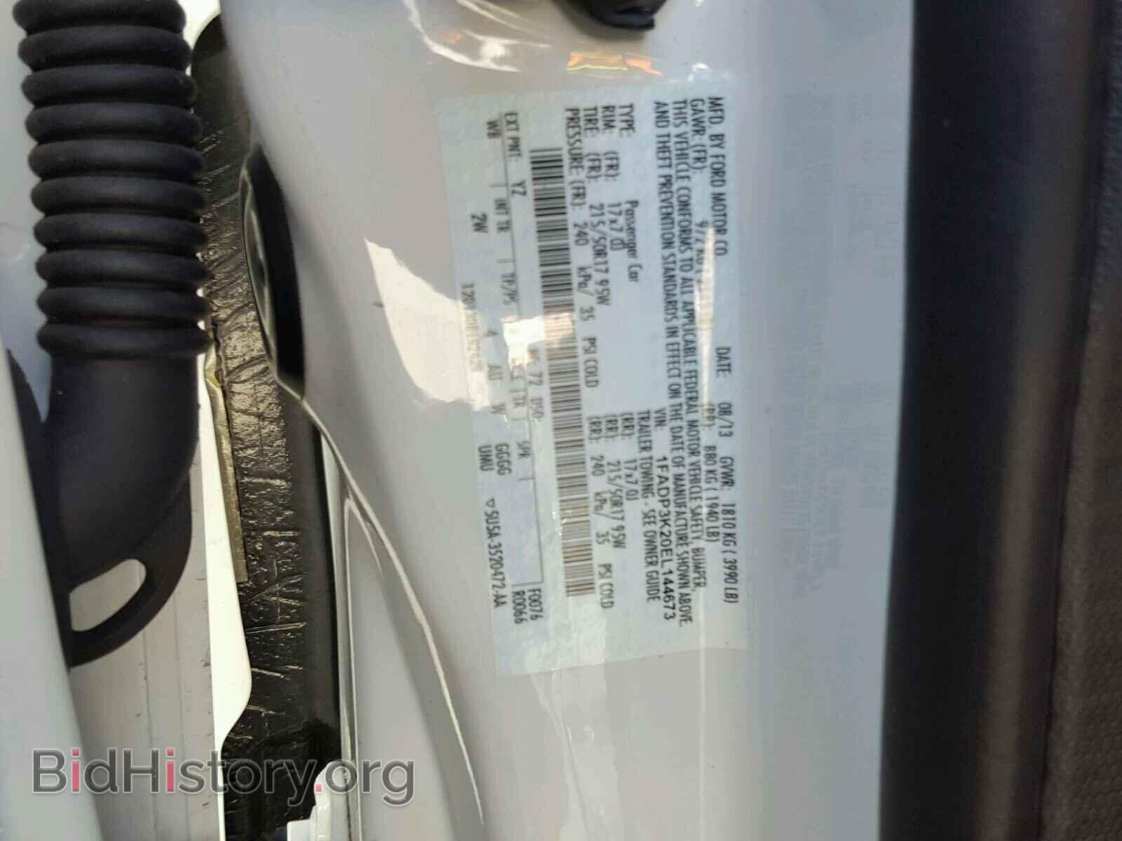 2014 FORD FOCUS - VIN: 1FADP3K20EL144673 - Фото 10