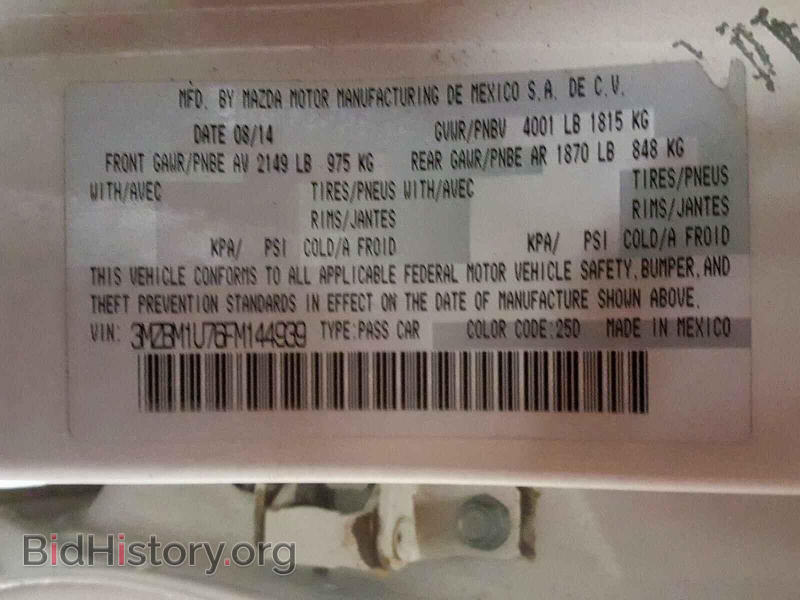 2015 MAZDA 3 - VIN: 3MZBM1U76FM144939 - Photo 10