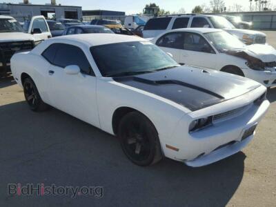 2014 Dodge CHALLENGER, белый — VIN 2C3CDYBT1EH108898, Copart