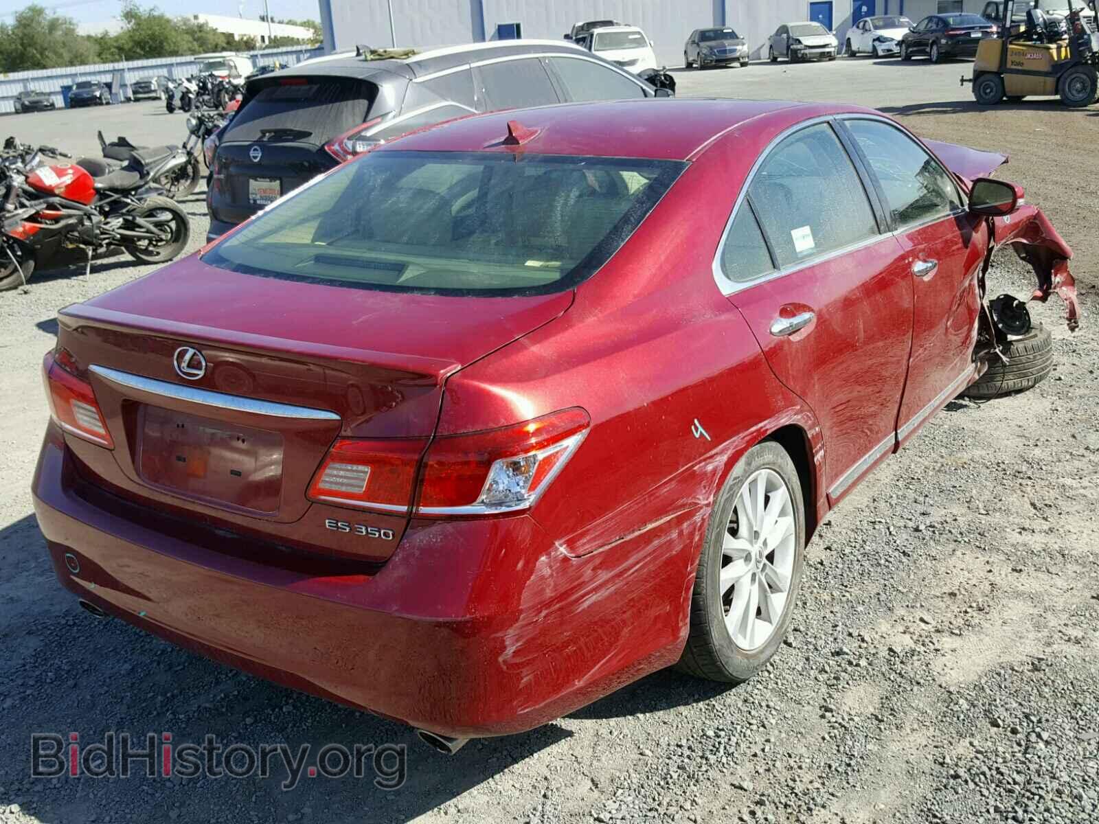 2012 LEXUS ES350 - VIN: JTHBK1EG9C2485356 - Фото 4