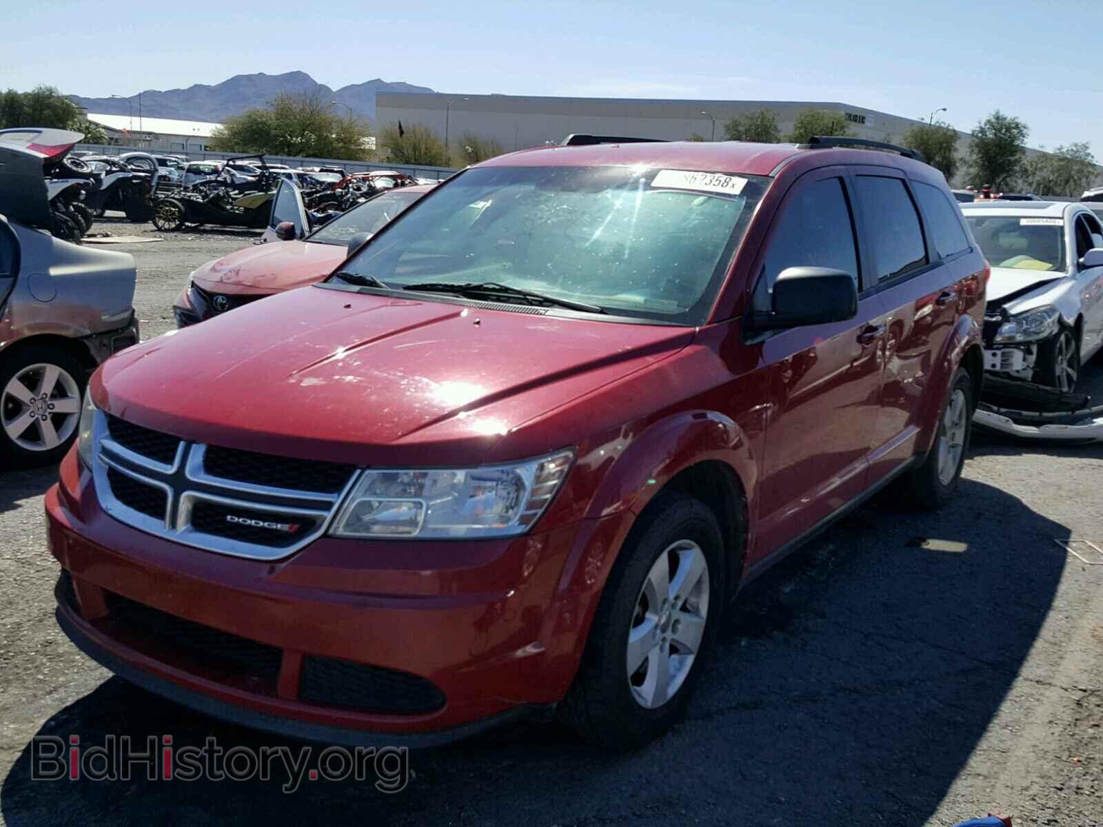 2013 DODGE JOURNEY - VIN: 3C4PDCAB7DT537476 - Фото 2