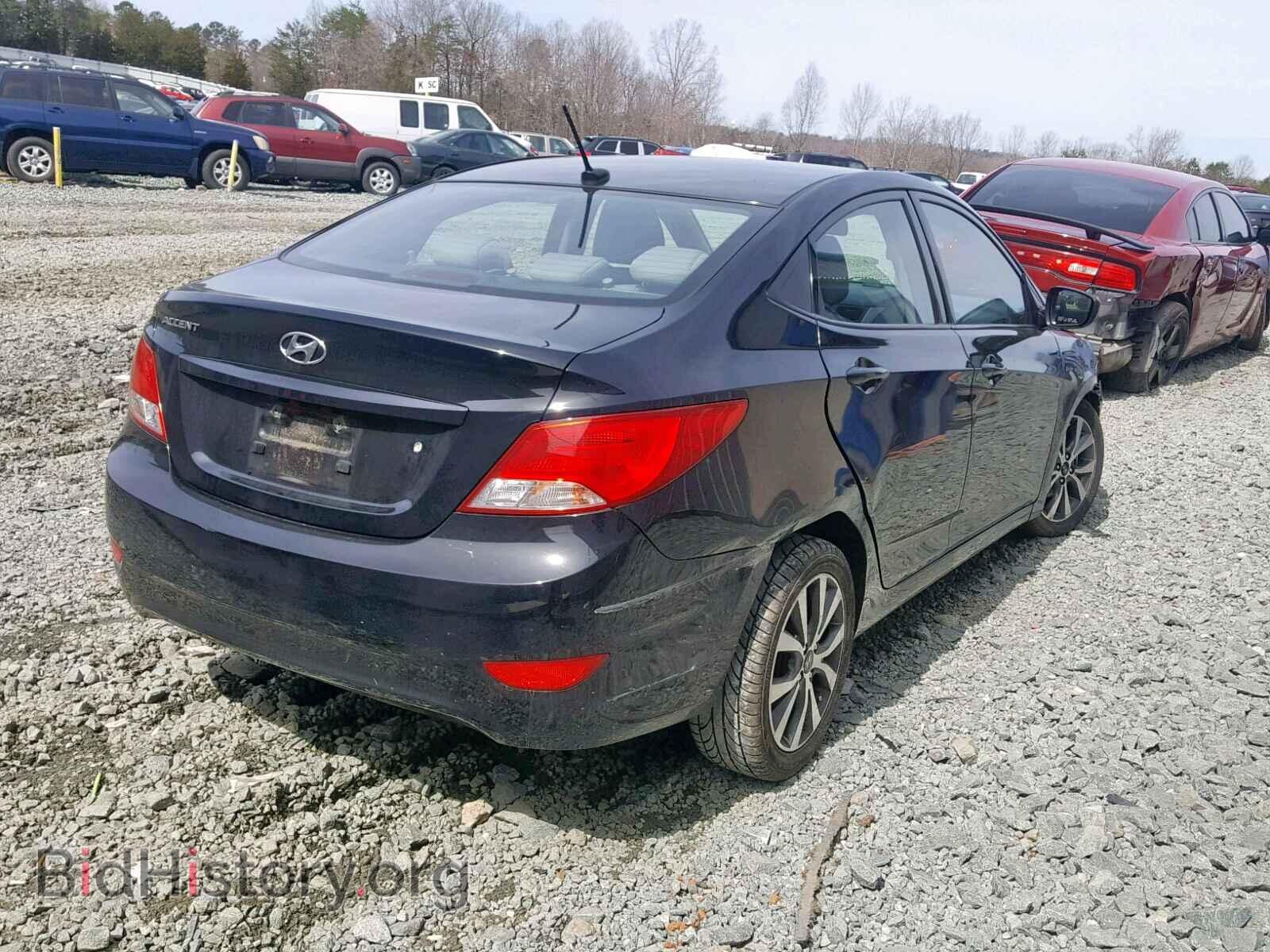 2017 HYUNDAI ACCENT - VIN: KMHCT4AE2HU373675 - Фото 4