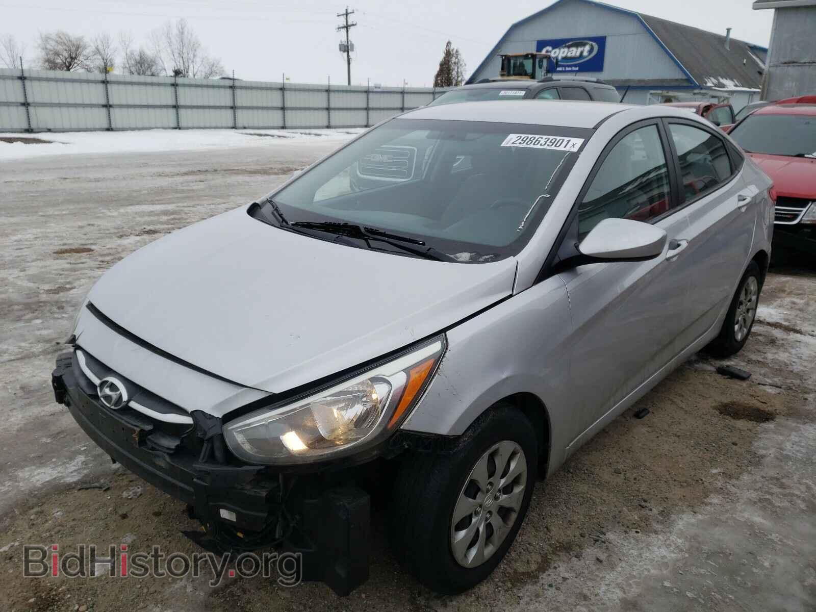 2016 HYUNDAI ACCENT - VIN: KMHCT4AE4GU063025 - Фото 2