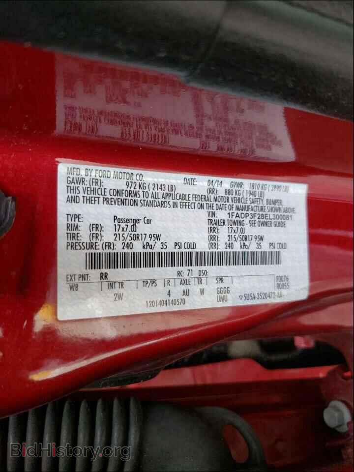 2014 FORD FOCUS - VIN: 1FADP3F28EL300081 - Photo 10