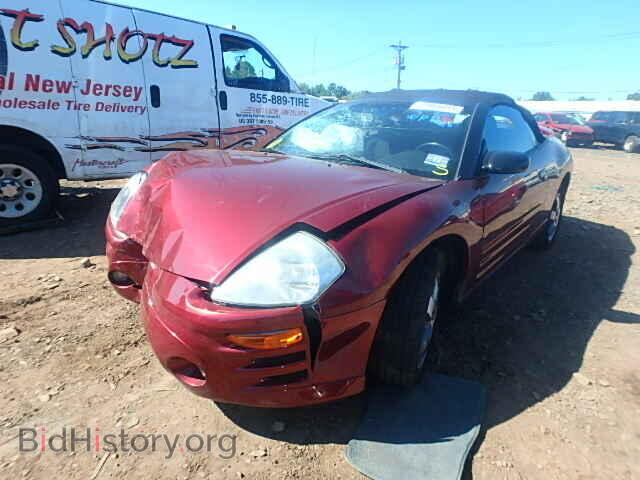 2004 MITSUBISHI ECLIPSE - VIN: 4A3AE45G34E068107 - Фото 2
