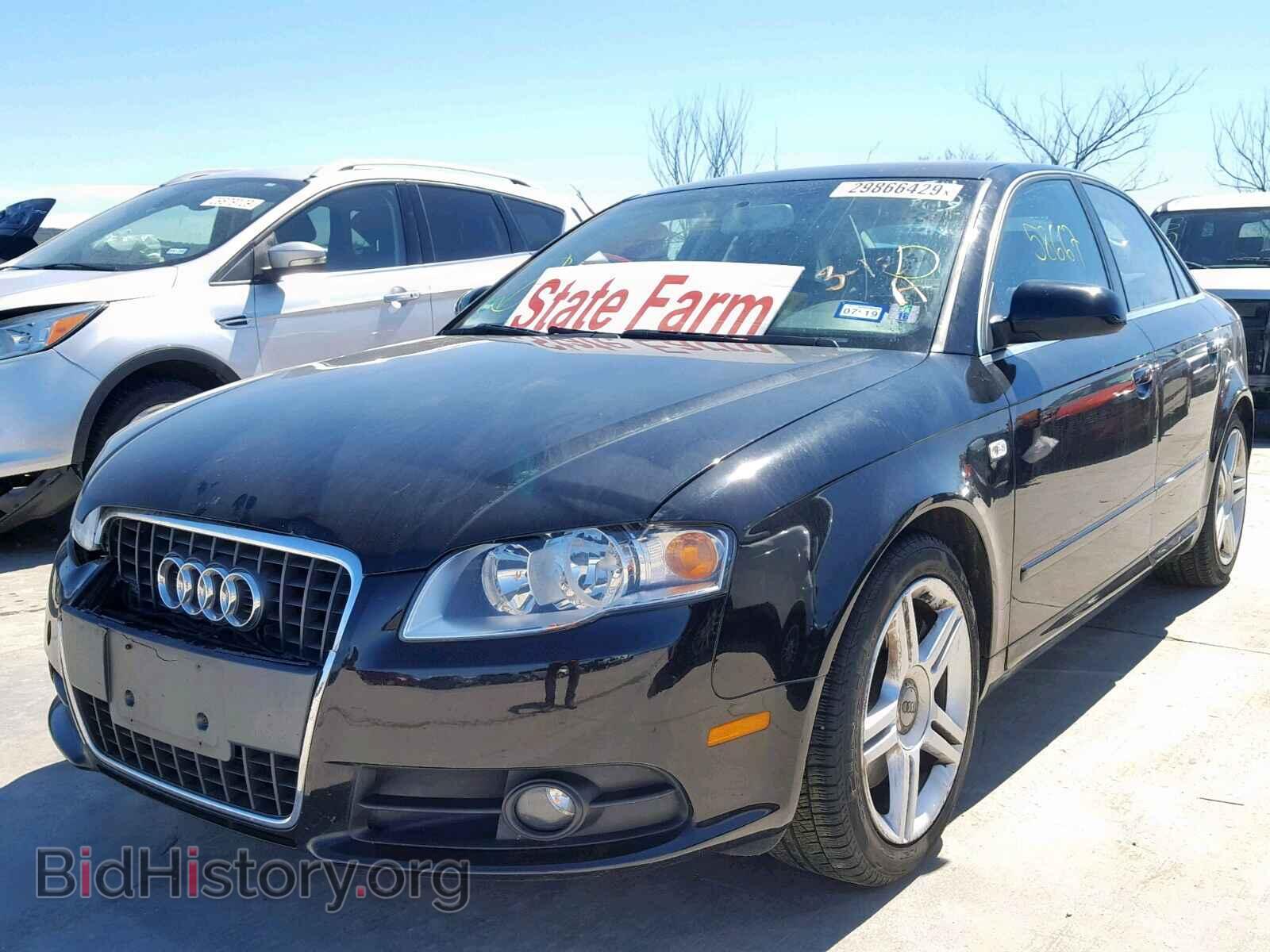 2008 AUDI A4 - VIN: WAUDF78E18A092649 - Фото 2