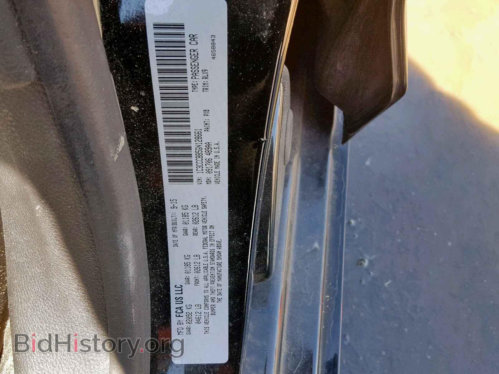 2016 CHRYSLER 200 - VIN: 1C3CCCBB5GN128661 - Photo 10