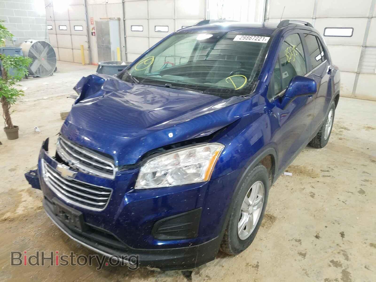 2015 CHEVROLET TRAX - VIN: 3GNCJLSB9FL206415 - Фото 2