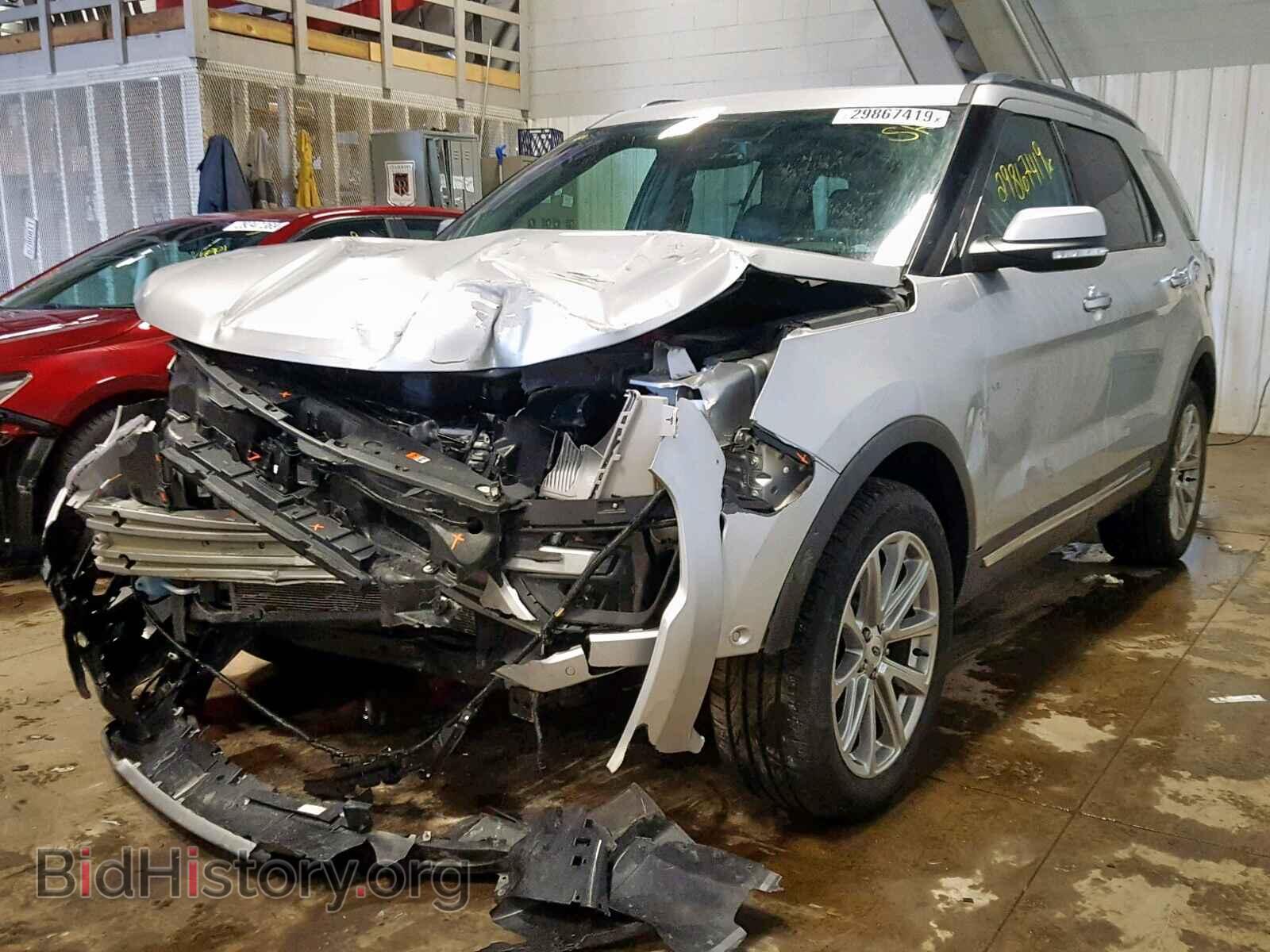 2017 FORD EXPLORER L - VIN: 1FM5K8F86HGD99541 - Фото 2
