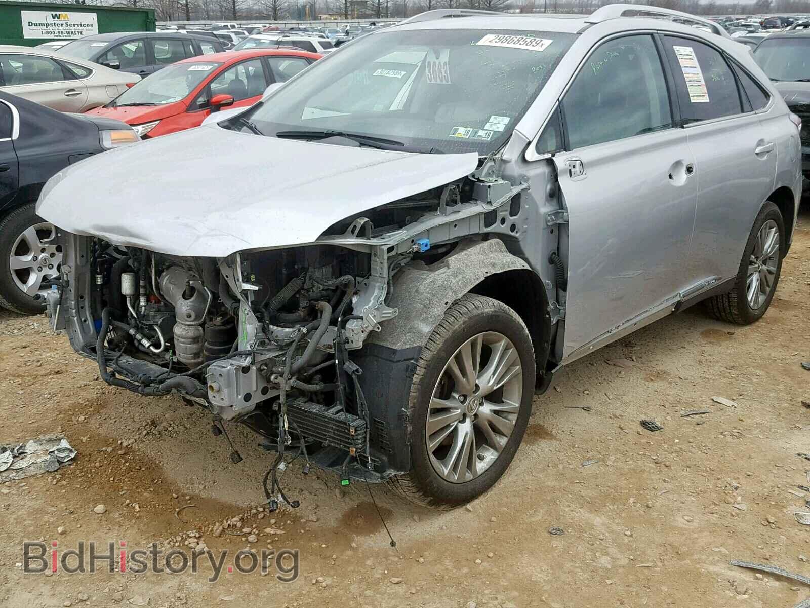 2012 LEXUS RX450 - VIN: JTJBC1BA0C2432900 - Фото 2