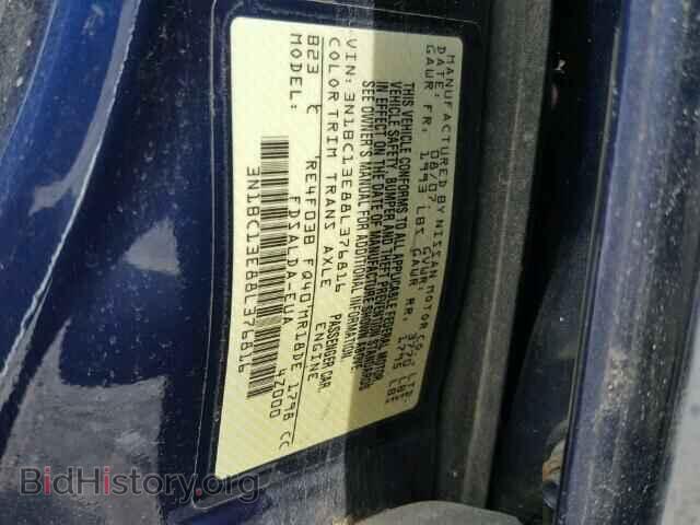 2008 NISSAN VERSA - VIN: 3N1BC13E88L376816 - Фото 10