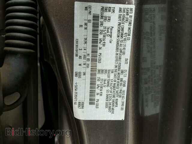 2013 FORD FOCUS - VIN: 1FADP3F23DL353897 - Фото 10