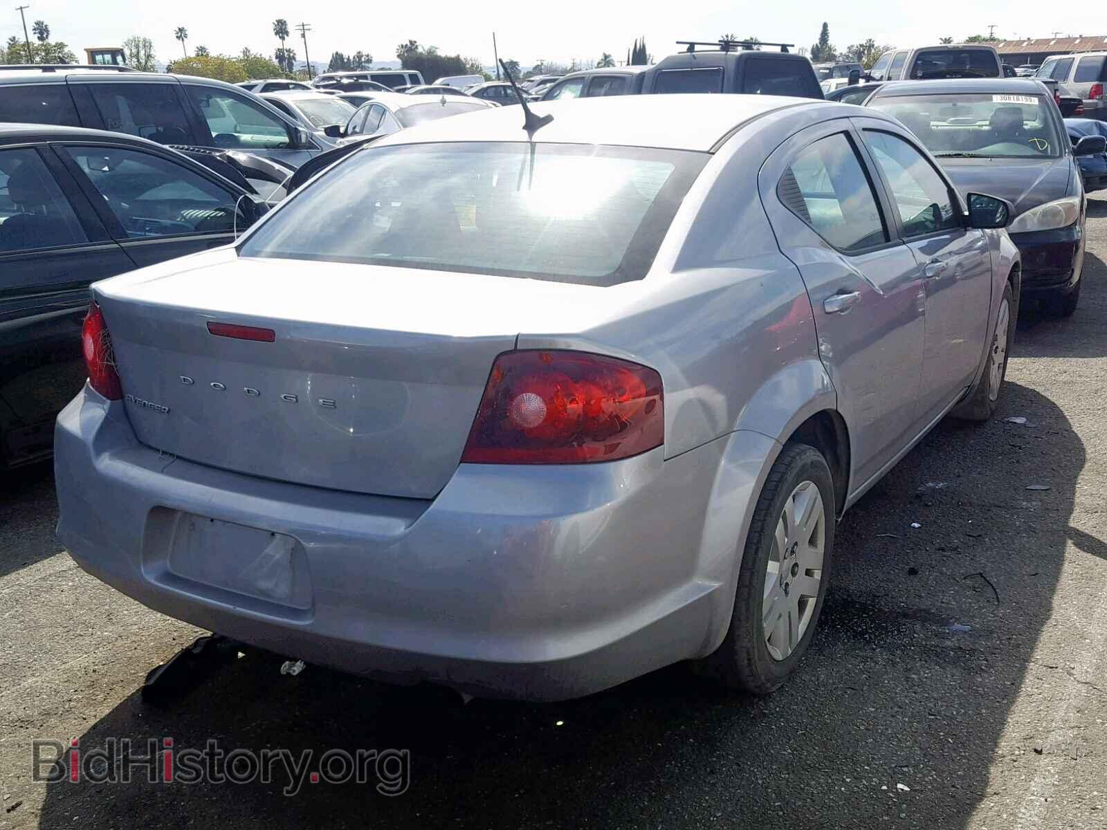 2014 DODGE AVENGER - VIN: 1C3CDZAB9EN215316 - Фото 4