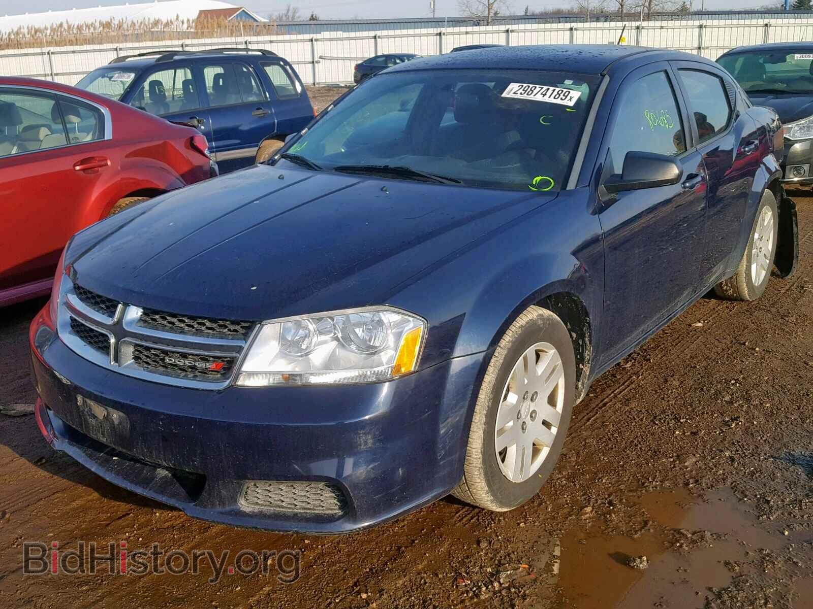 2014 DODGE AVENGER - VIN: 1C3CDZAB1EN129627 - Фото 2